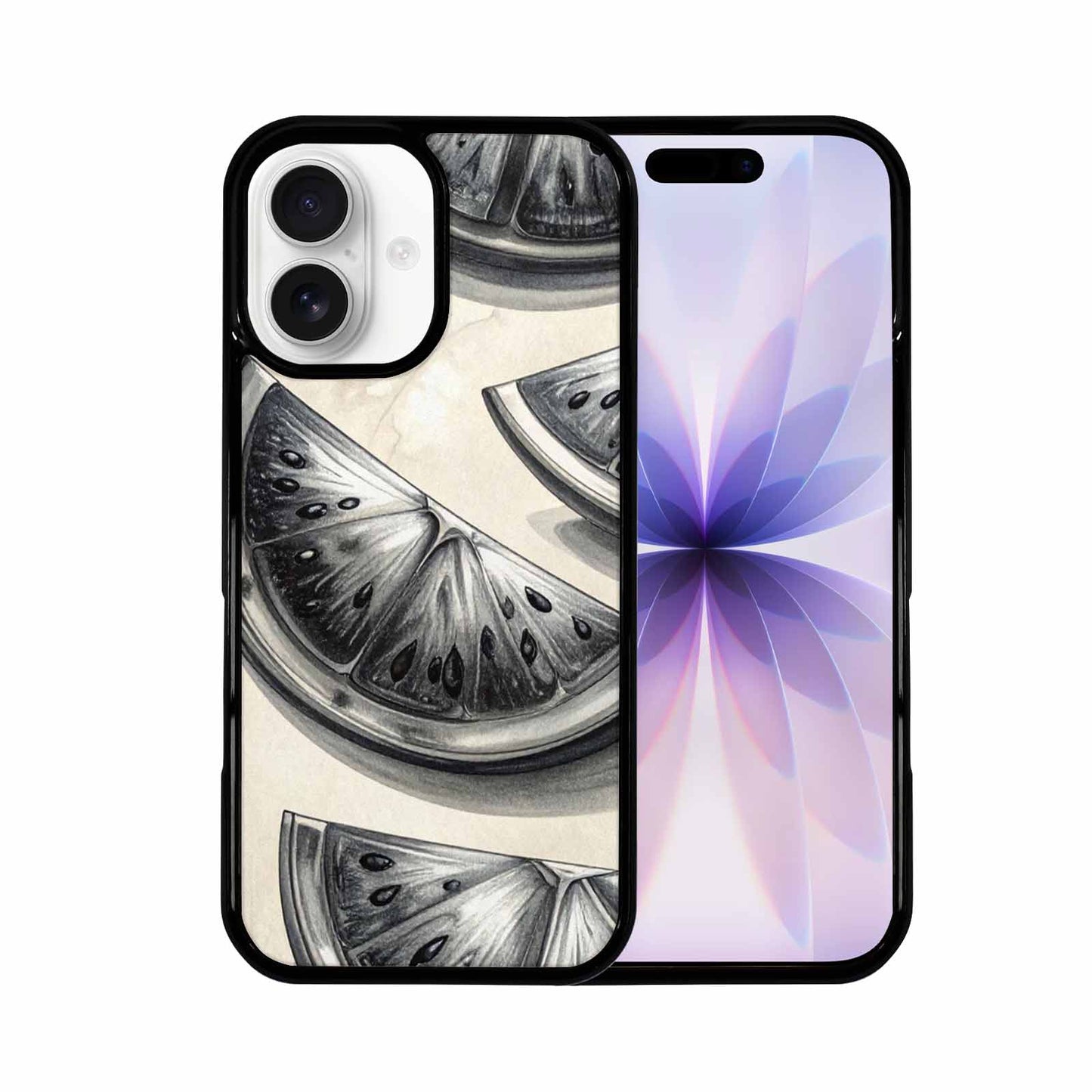 iPhone 17 Case — Chrome Gothic Watermelon Gothic Skulls, Custom Phone Case
