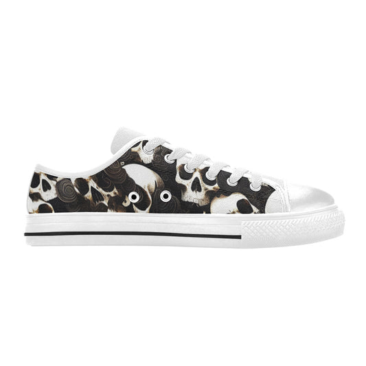 WOMEN'S Skulls Deluxe Canvas Surreal Shoes