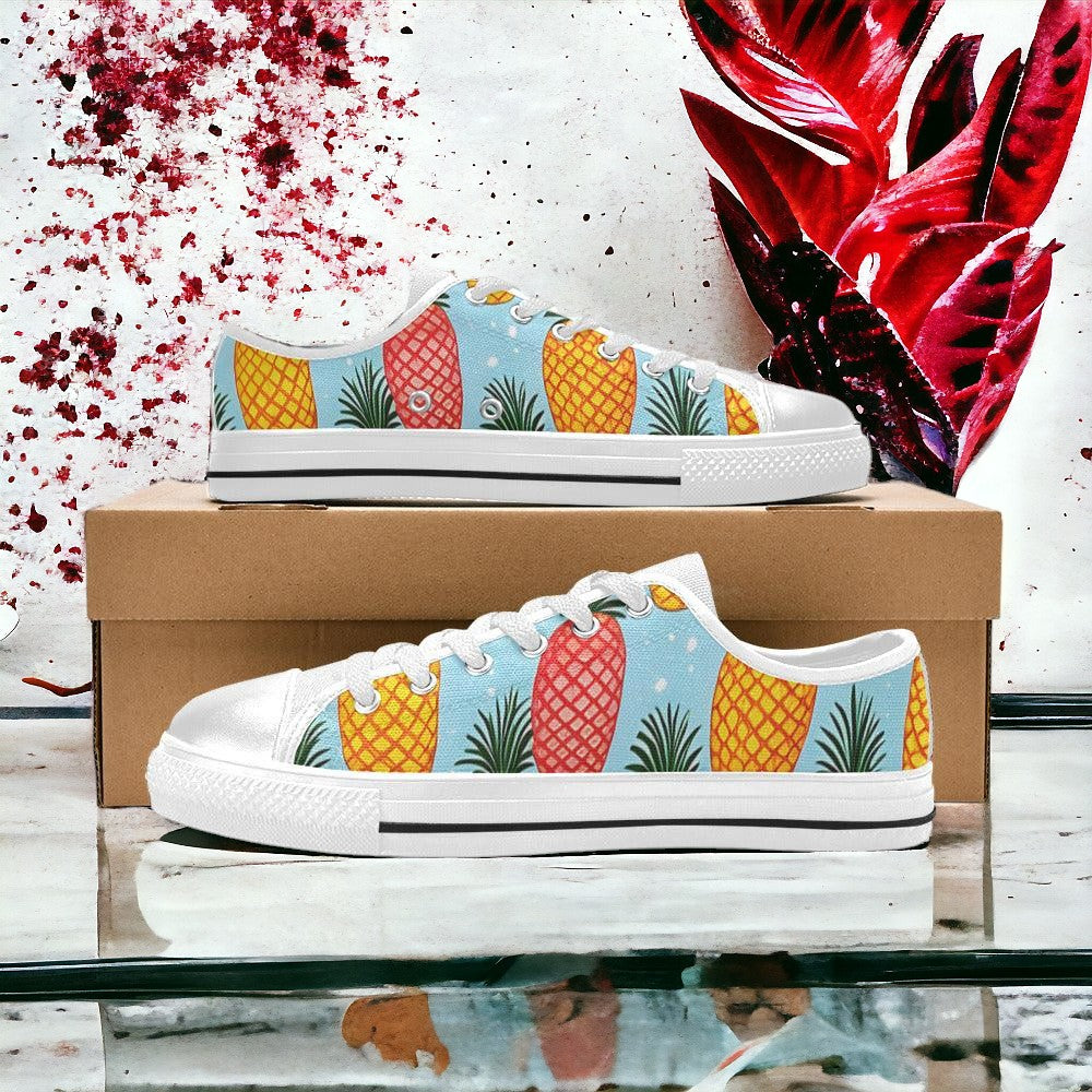 Cherry Blossom Earthy Brown Unique MEN Bold Art - Freaky Shoes | Custom Art Sneakers