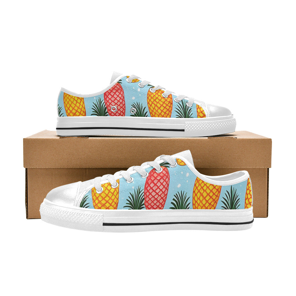 MEN'S Pineapples Please 2 Canvas Y2K Shoes