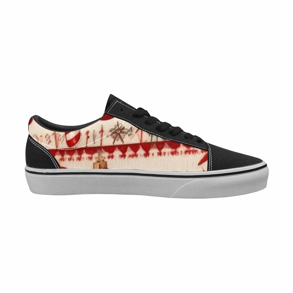 WOMEN'S Christmas Holly Snowflake Canvas Lace-Up Dreamcore Shoes