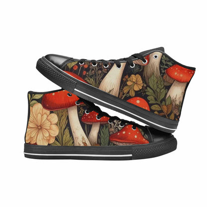 WOMEN'S Mushroom High Top Canvas Y2K Sneakers