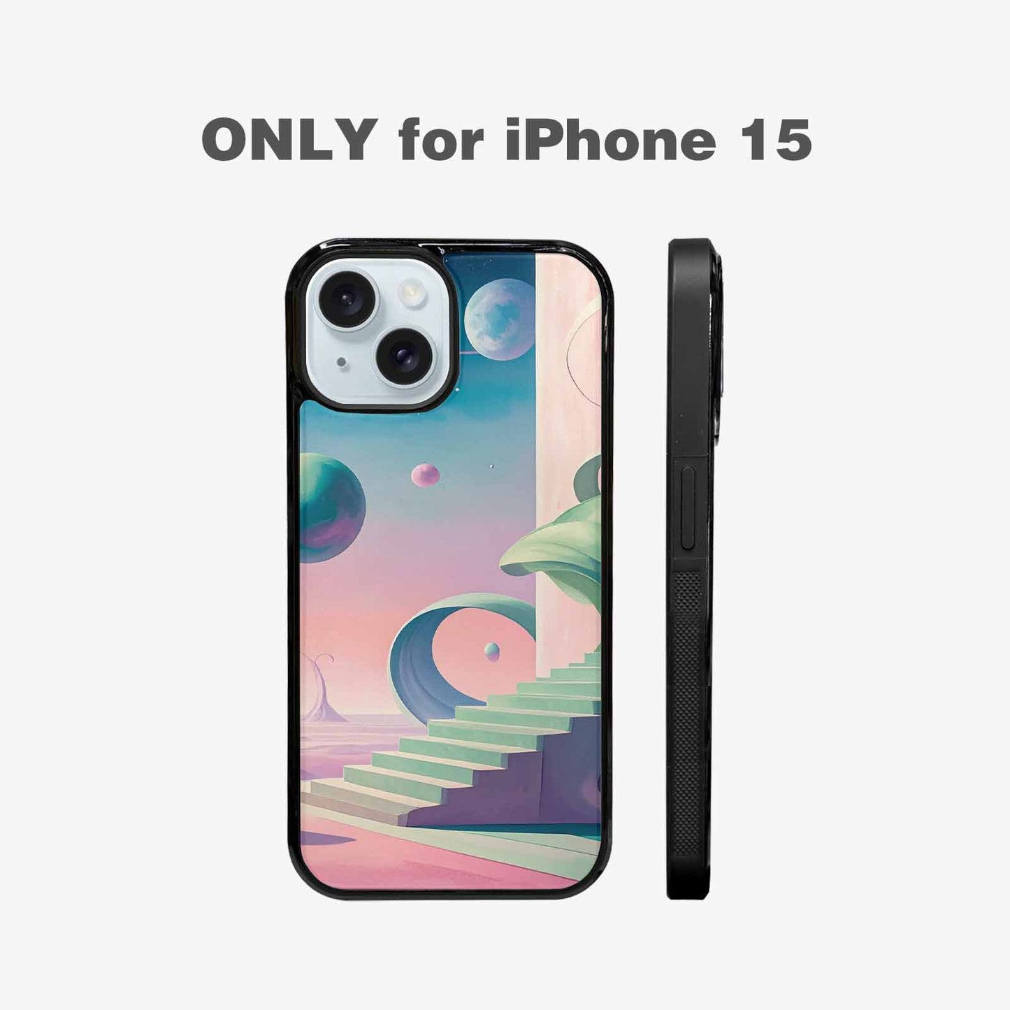 iPhone 15 Case — 1930s European Surrealist Art Style Dreamlike, Custom Phone Case