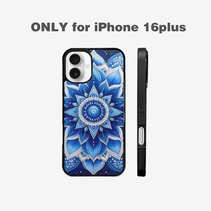 iPhone 16 Plus Case — Mandala Bohemian Print Edge To Edge, Custom Phone Case