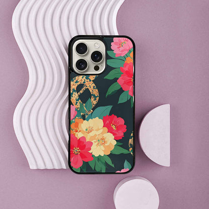 iPhone 16 Pro Max Case — Floral Snake Print, Custom Designed Case Cover