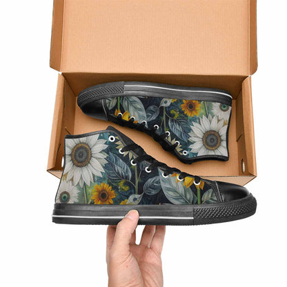 MEN'S Blend Melt Them High Top Canvas Vibrant Chaos Custom Sneakers