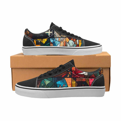 MEN'S Jesus Face Small Canvas Lace-Up Y2K Shoes