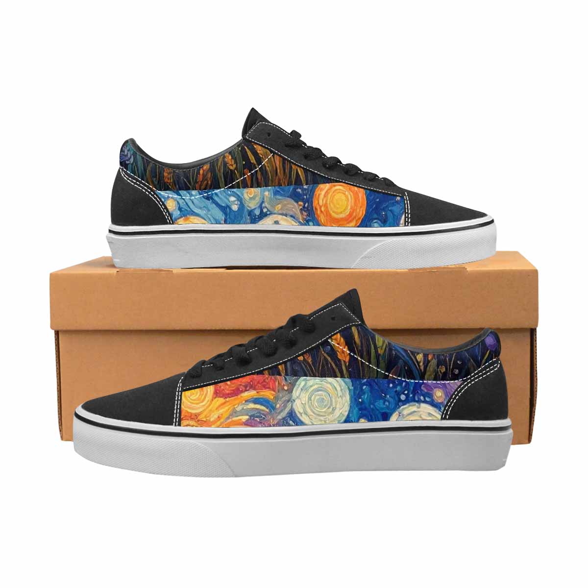 WOMEN'S Blend All Versions Canvas Lace-Up Surreal Custom Sneakers