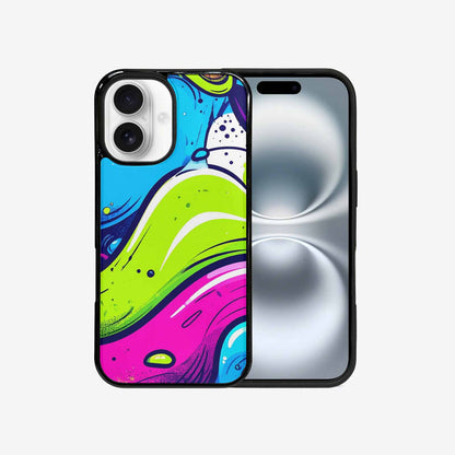 iPhone 16 Case — Acid Wash Cartoon Custom Personalized Phone, Custom Printed Phone Case