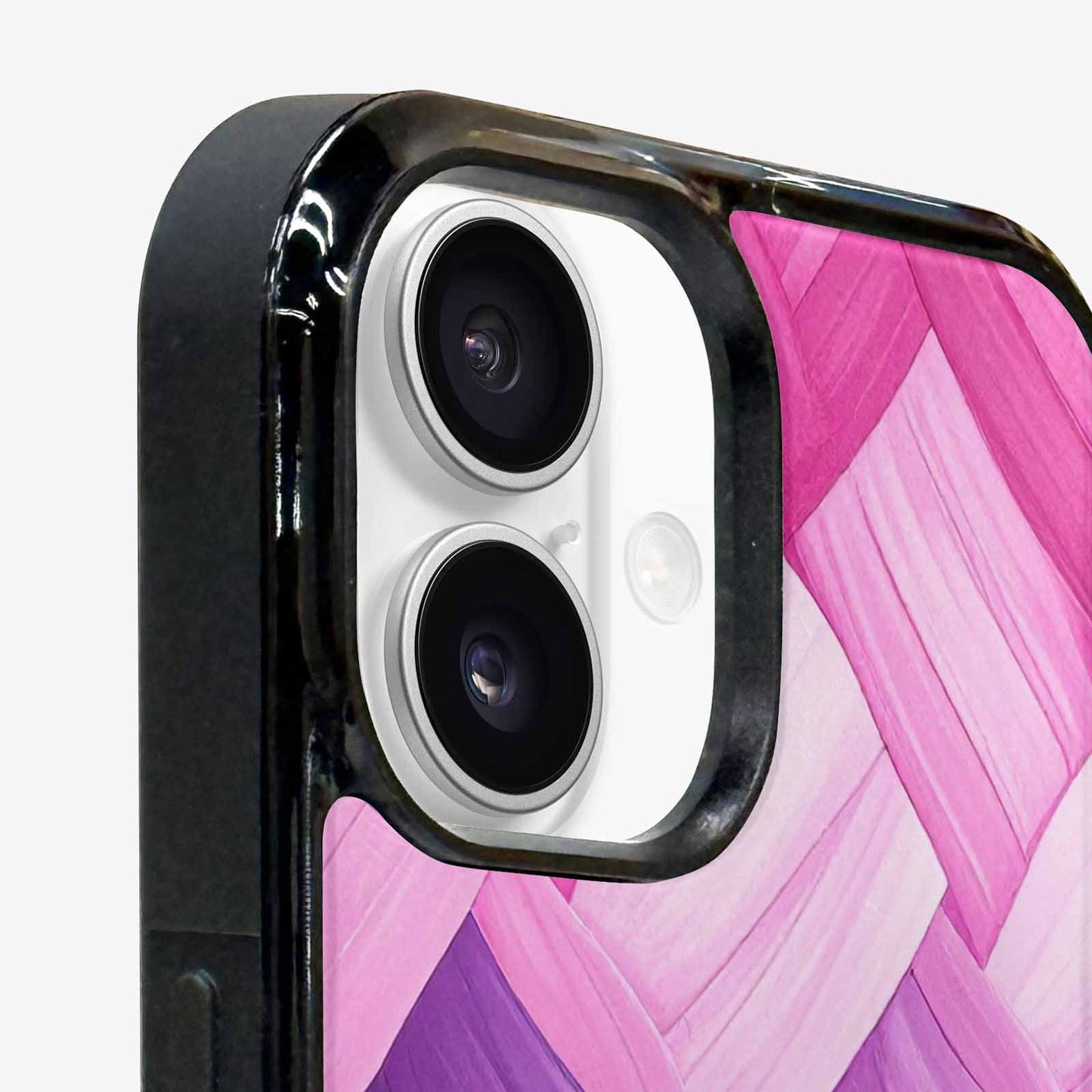 iPhone 16 Case — Bisexual Flag Color Theme Small Rainbow, Custom Phone Case