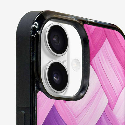 iPhone 16 Case — Bisexual Flag Color Theme Small Rainbow, Custom Phone Case