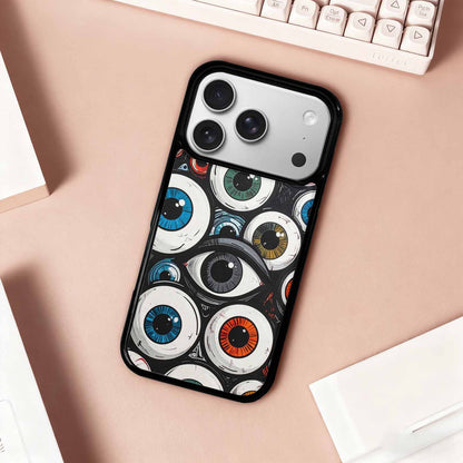 iPhone 17 Pro Case — Seamless Repeating Pattern Of Overlapping Cartoon, Unique Phone Case Design