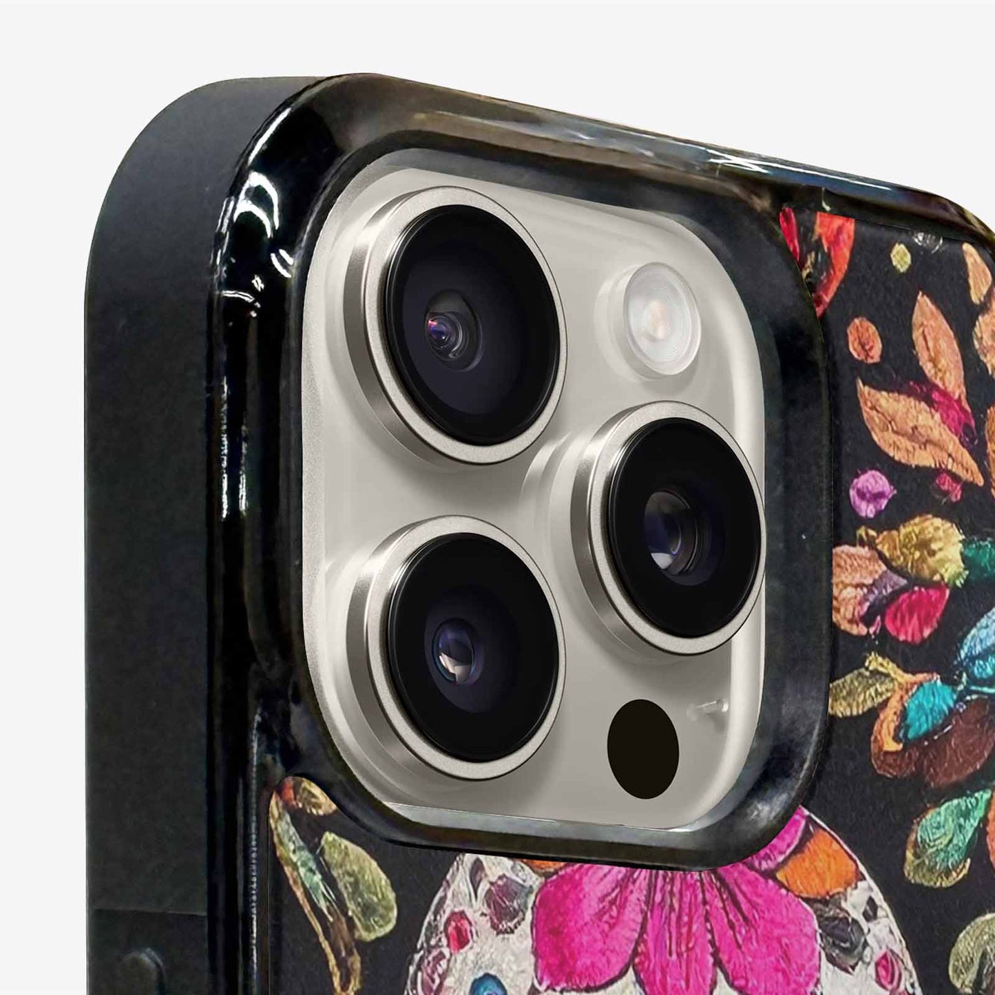 iPhone 15 Pro Max Case — Colorful Dia De Los Muertos Sugar, Unique Phone Case Design