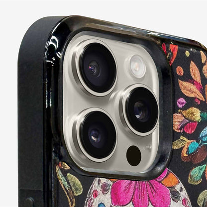 iPhone 15 Pro Max Case — Colorful Dia De Los Muertos Sugar, Unique Phone Case Design