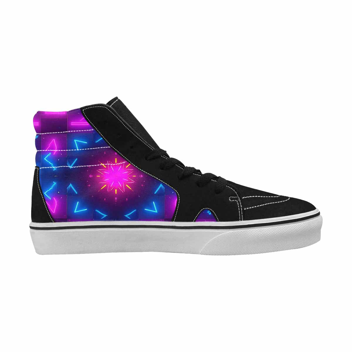 MEN'S 80s Retro Motif High Top Canvas Dreamcore Shoes
