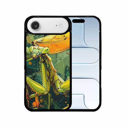 iPhone 17 Air Case — Hand Drawn Entomology Praying Original Art, Custom Made Phone Cover