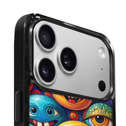 iPhone 17 Pro Max Case — Seamless Tileable Pattern Of Cartoon Cute, Custom Printed Phone Case