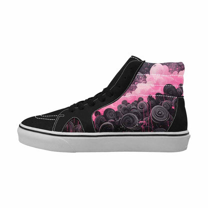 MEN'S Van Gogh Swirl High Top Canvas Y2K Custom Shoes
