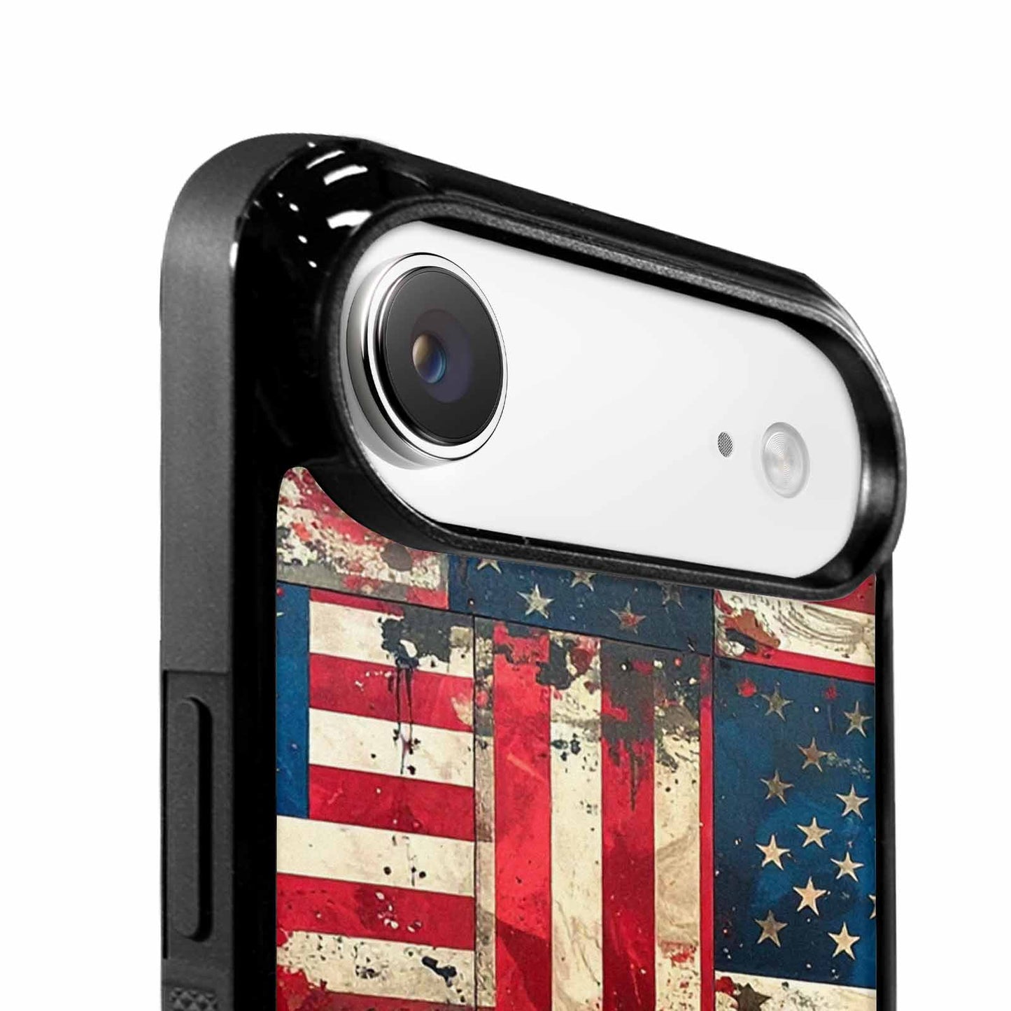 iPhone 17 Air Case — Small American Flag Stars And Galaxy, Personalized Phone Case