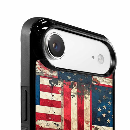 iPhone 17 Air Case — Small American Flag Stars And Galaxy, Personalized Phone Case