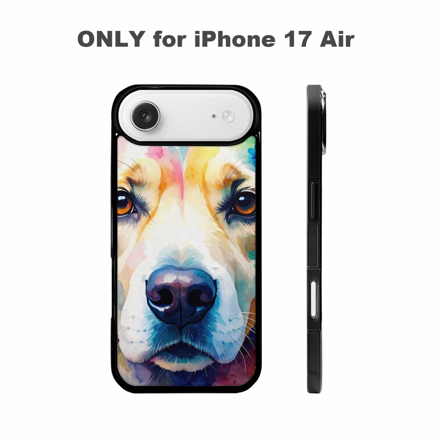 iPhone 17 Air Case — Golden Retriever Watercolor Art Pattern Watercolor, Custom Phone Case