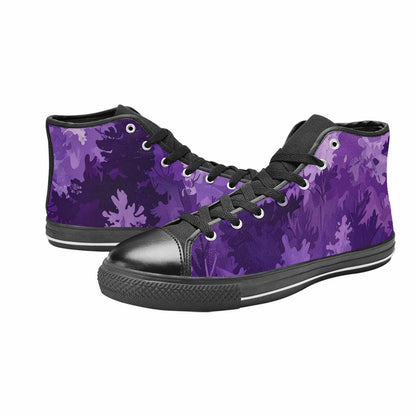 MEN'S Military Camouflage Blotch High Top Canvas Aesthetic Custom Sneakers