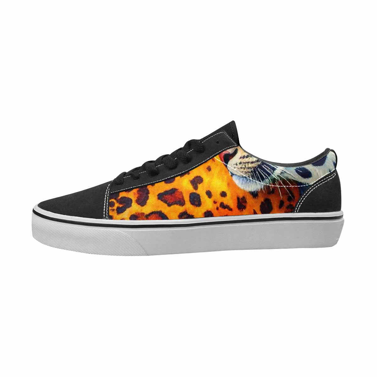 MEN'S Leopard Full Color Canvas Graphic Print Surreal Shoes