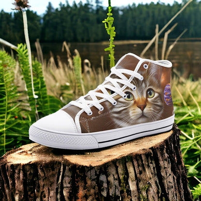 Koi Navy Indigo Vivid Bold Art - Freaky Shoes | Custom Art Sneakers