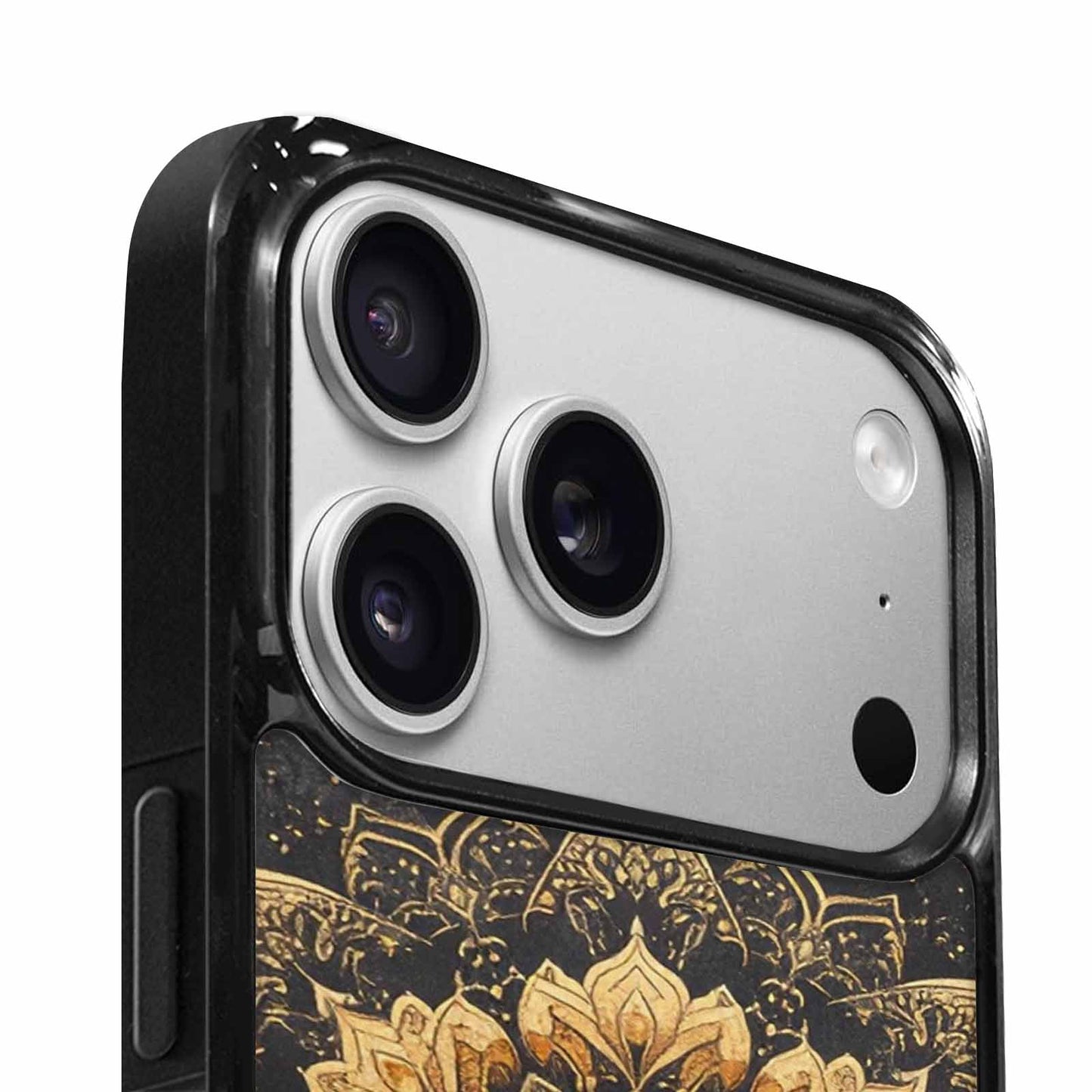 iPhone 17 Pro Case — Small Mandala Pattern Randomly Varying Floral, Custom Print Case Cover