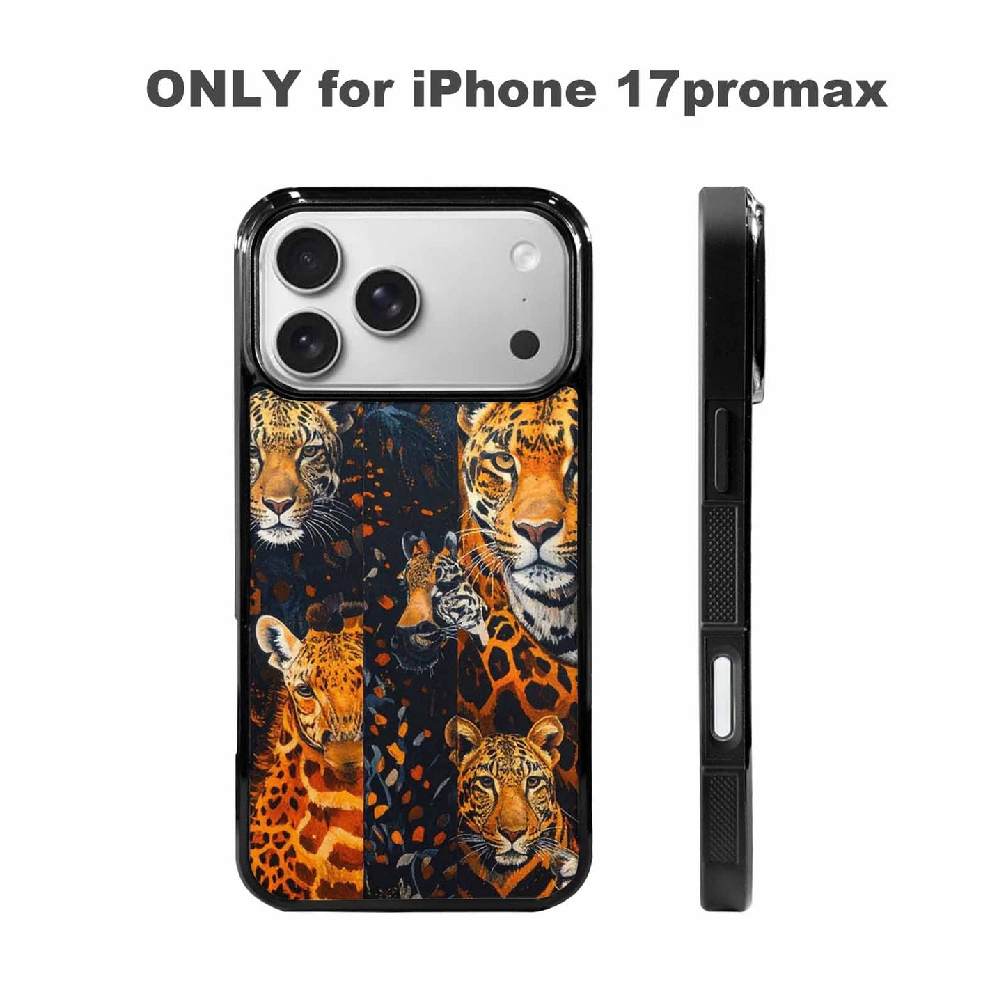iPhone 17 Pro Max Case — Small Animal Print Pattern, Animal Print, Custom Art Phone Cover