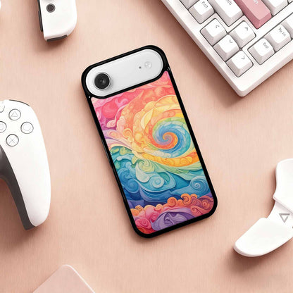 iPhone 17 Air Case — Tie Dye Swirls Tie Dye Tie, Custom Print Case Cover