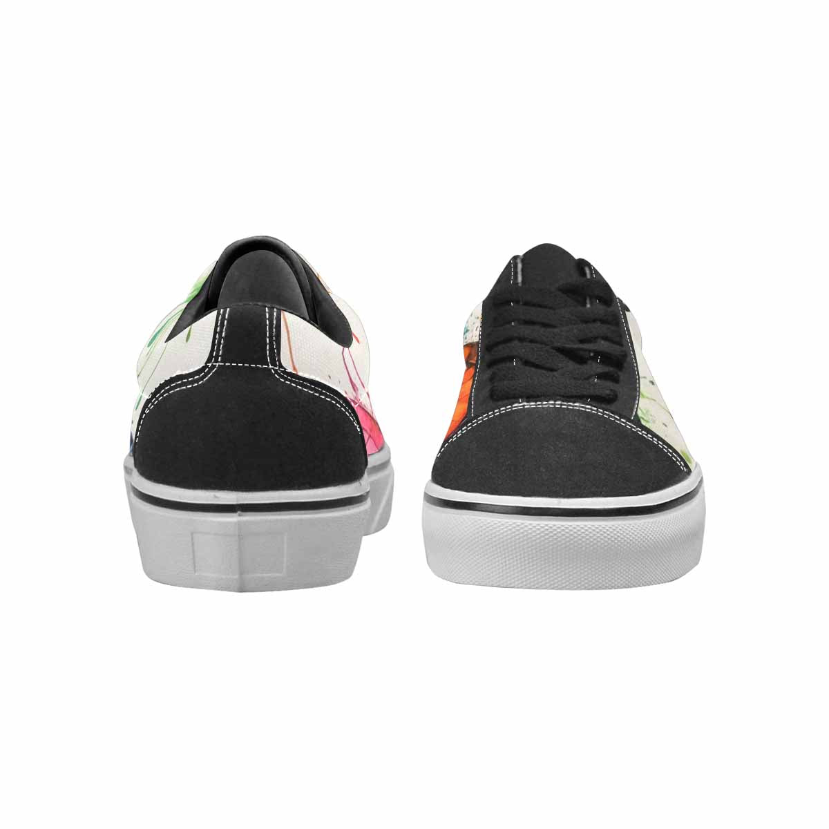 WOMEN'S Tie Lace-Up Canvas Grunge Custom Shoes