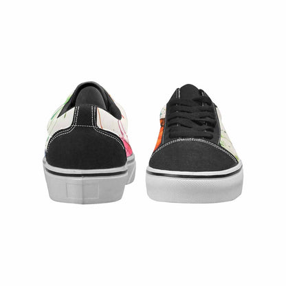 WOMEN'S Tie Lace-Up Canvas Grunge Custom Shoes