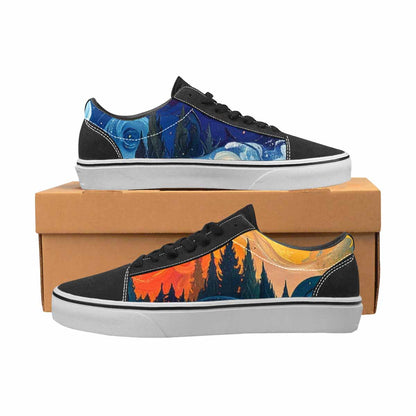 WOMEN'S Blend All Versions Canvas Lace-Up Aesthetic Sneakers