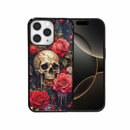 iPhone 15 Pro Max Case — Skulls And Rosesmelting Skulls A Agl, Original Design Phone Case