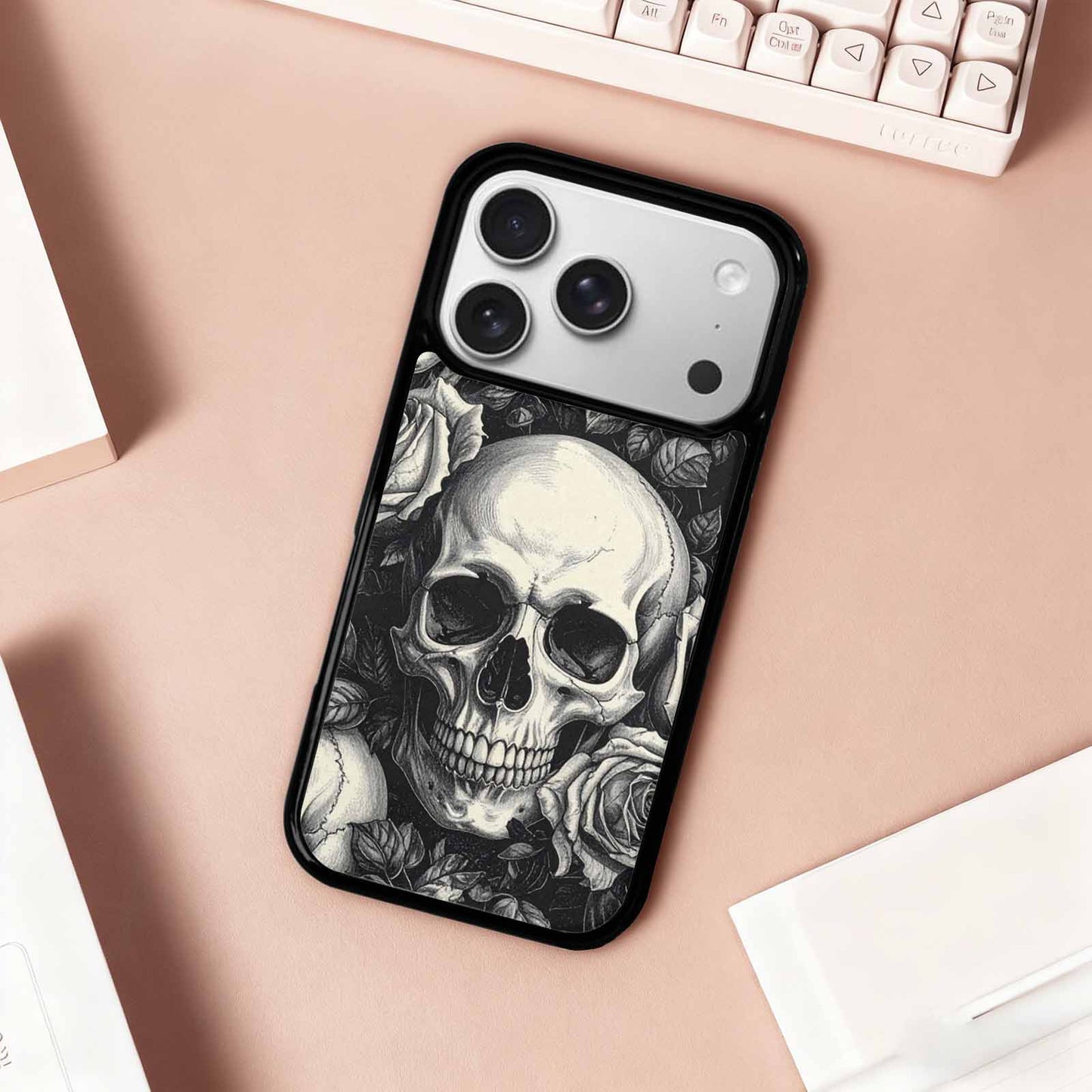 iPhone 17 Pro Case — Seamless Tileable Pattern Of Overlapping Gothic, Original Design Phone Case