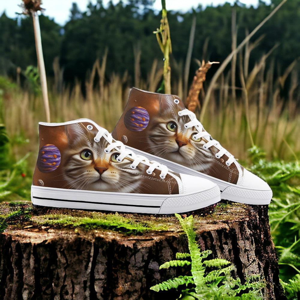 Monarch Red Gold Custom Bold Art - Freaky Shoes | Custom Art Sneakers