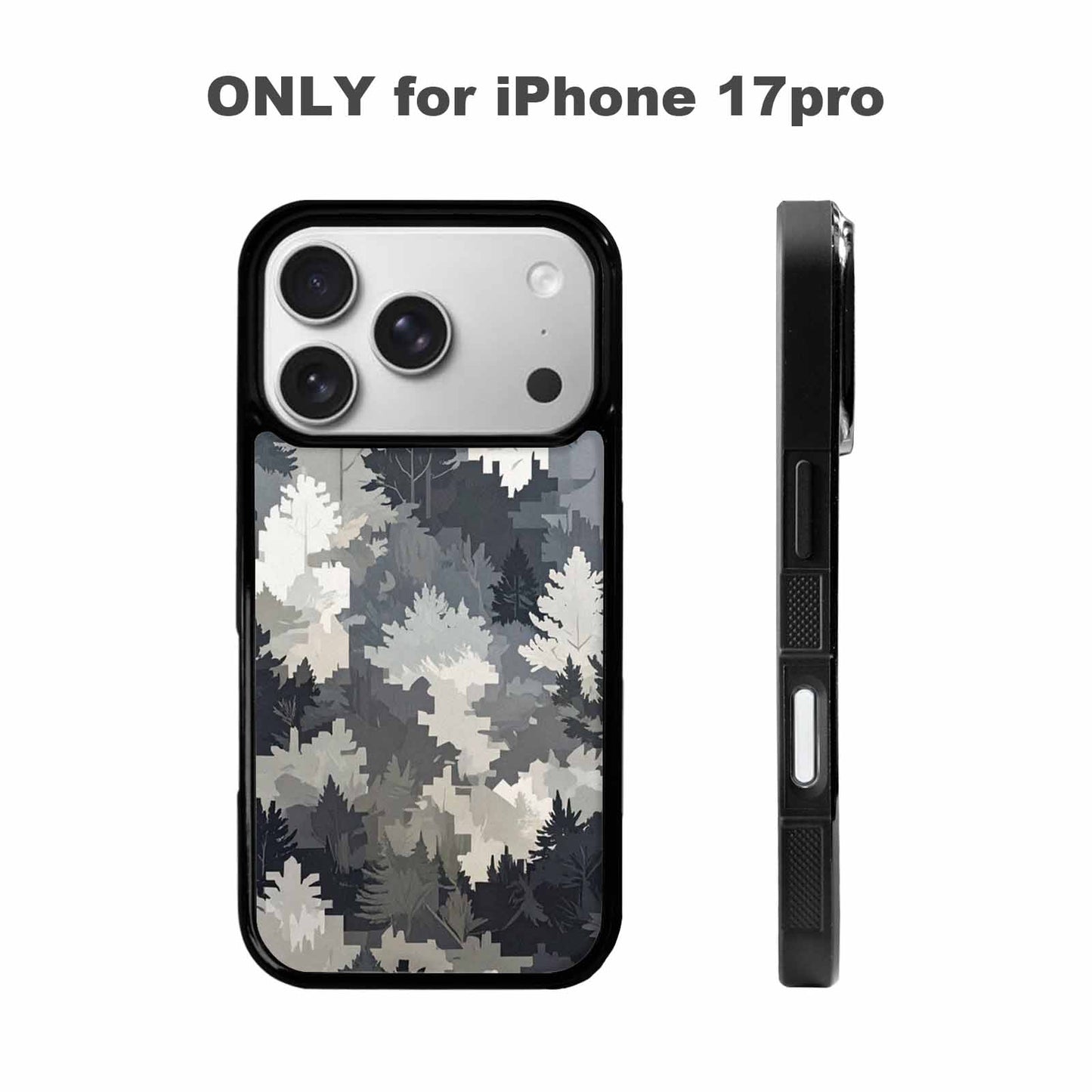 iPhone 17 Pro Case — Small Military Camouflage Blotch Pattern Camo, Original Design Phone Case