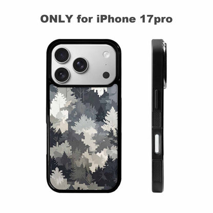 iPhone 17 Pro Case — Small Military Camouflage Blotch Pattern Camo, Original Design Phone Case