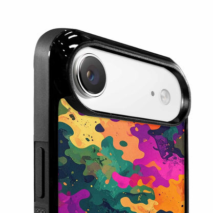 iPhone 17 Air Case — Small Military Camouflage Blotch Pattern Camo, Customized Protective Case