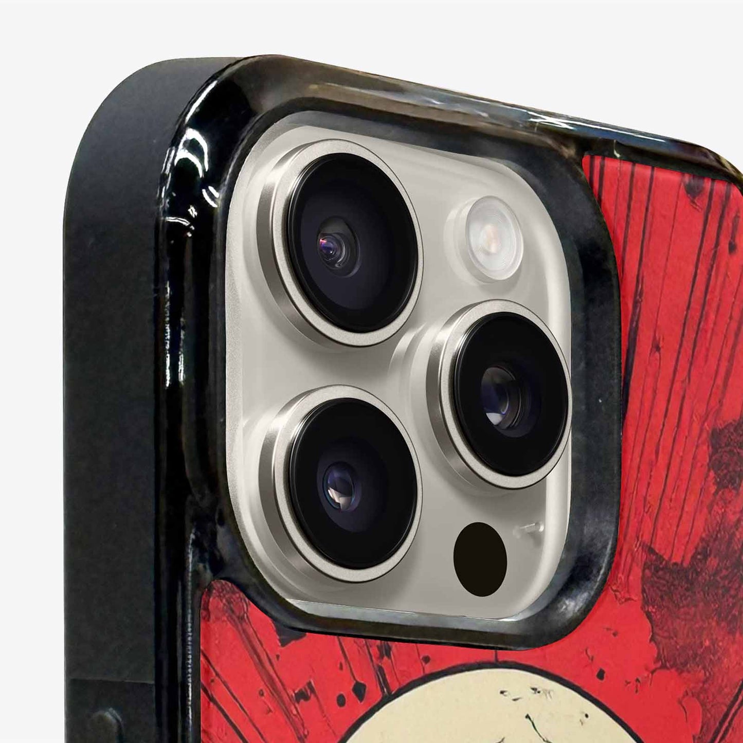 iPhone 15 Pro Max Case — Skull Dark Art Gothic Print, Custom Art Phone Cover
