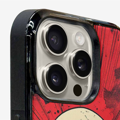 iPhone 15 Pro Max Case — Skull Dark Art Gothic Print, Custom Art Phone Cover