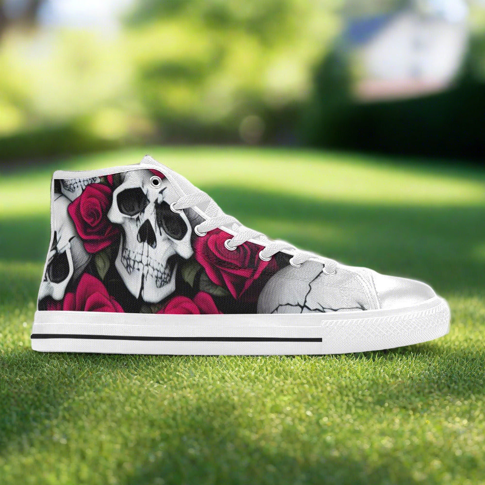 Celtic Orange Black Vivid WOMEN Bold Art - Freaky Shoes | Custom Art Sneakers