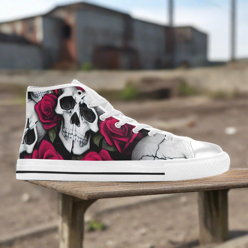 Celtic Blue Gold Unique WOMEN Bold Art - Freaky Shoes | Custom Art Sneakers