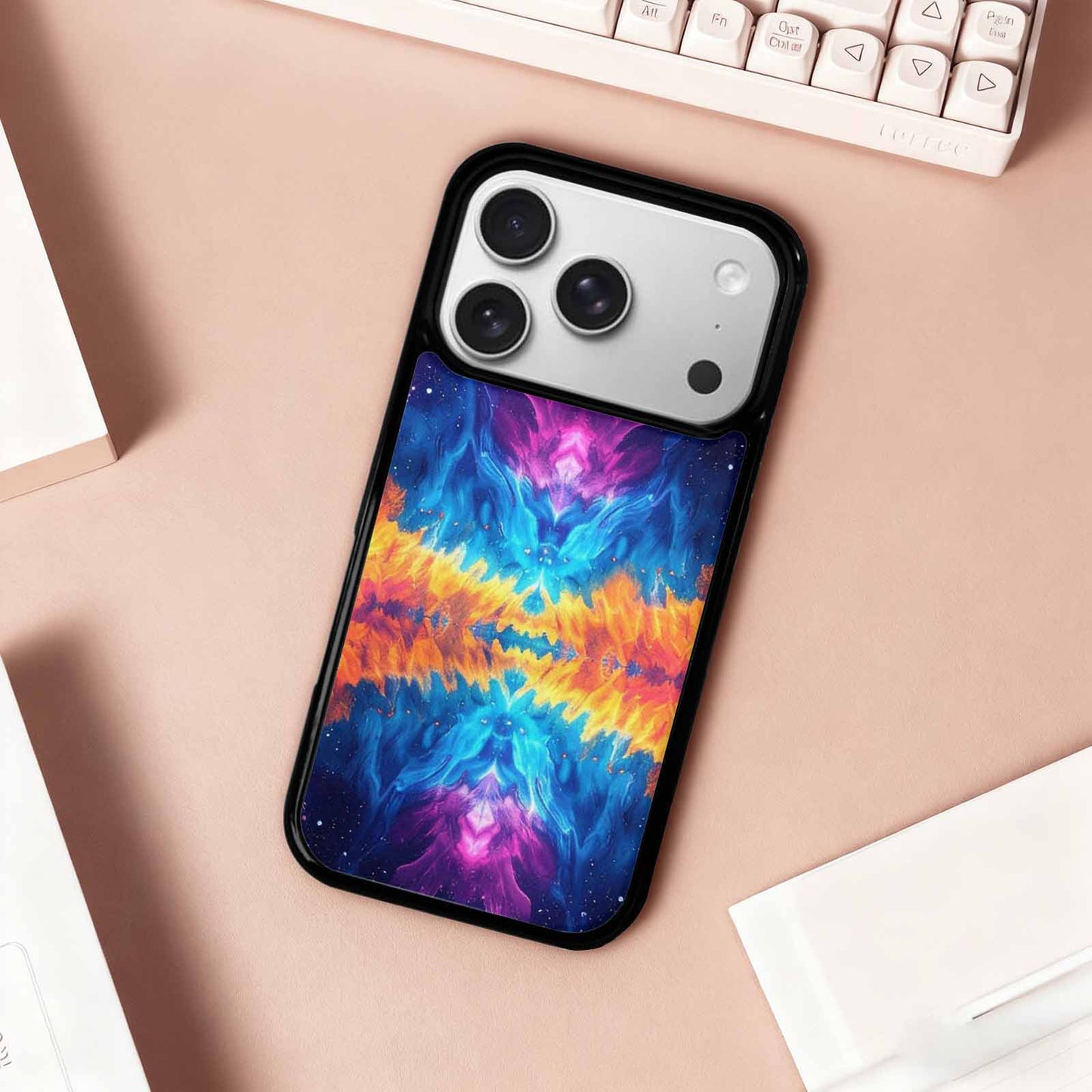 iPhone 17 Pro Case — Tie Dye Galaxy Tie Dye, Custom Print Case Cover