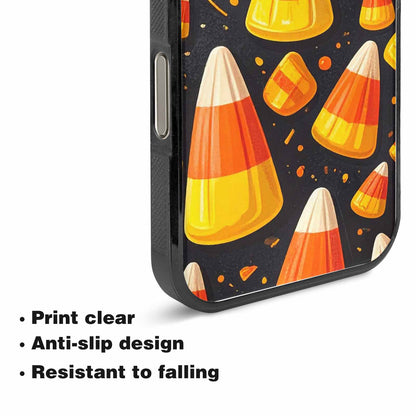 iPhone 15 Pro Max Case — Halloween Candy Corn, Custom Phone Case