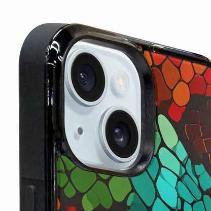 iPhone 15 Case — Dark Snake Print Custom, Custom Printed Phone Case
