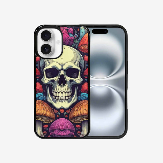 iPhone 16 Case — Mushroom Skull, Custom Designed Case Cover