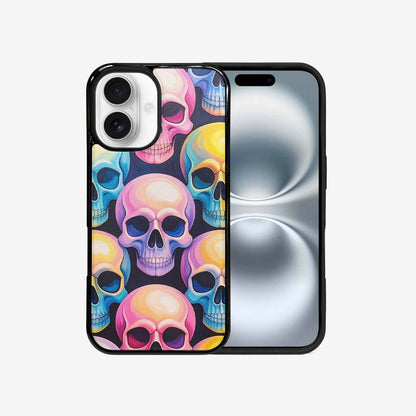 iPhone 16 Case — Dripping Candy Skulls Custom, Custom Print Case Cover