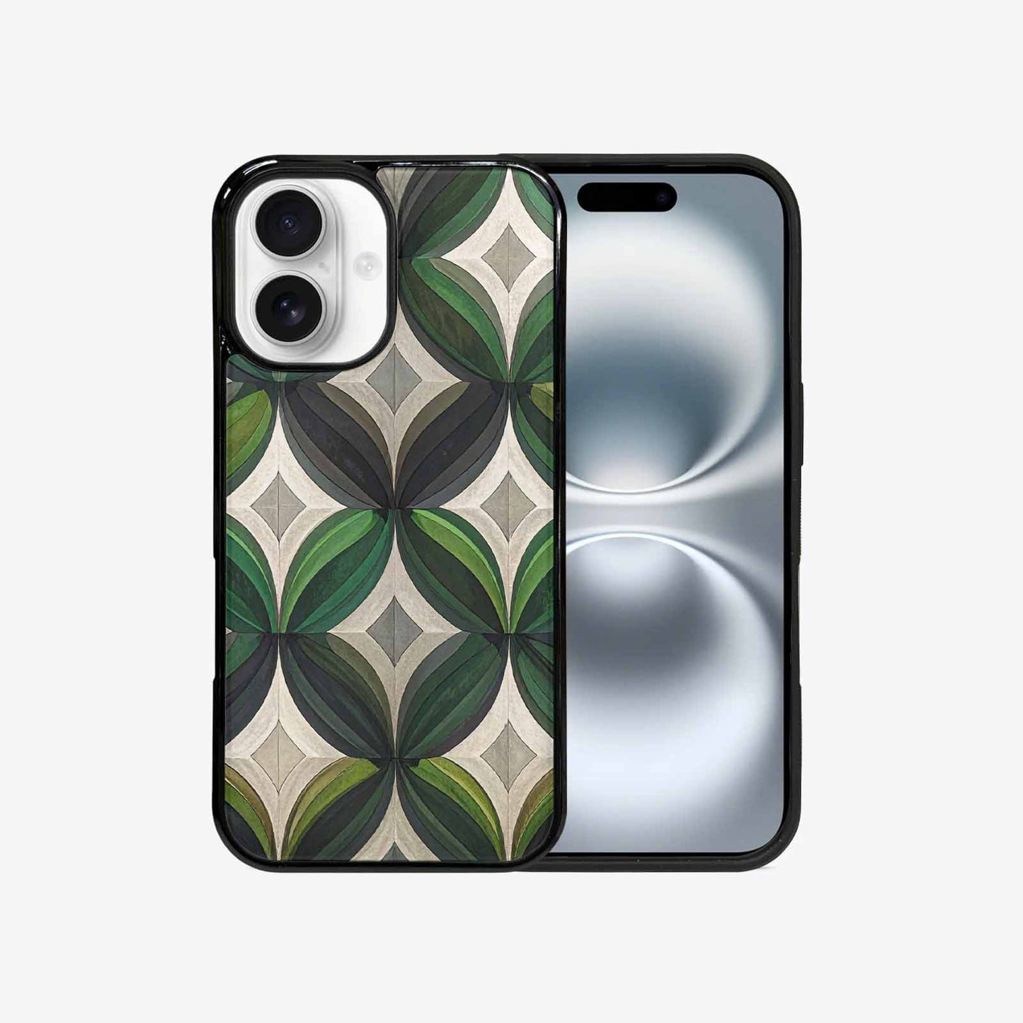 iPhone 16 Case — Aromantic Flag Color Theme Small Rainbow, Custom Made Phone Cover
